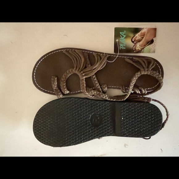 Brown rope Sandals - Size 8 - Picture 2 of 2